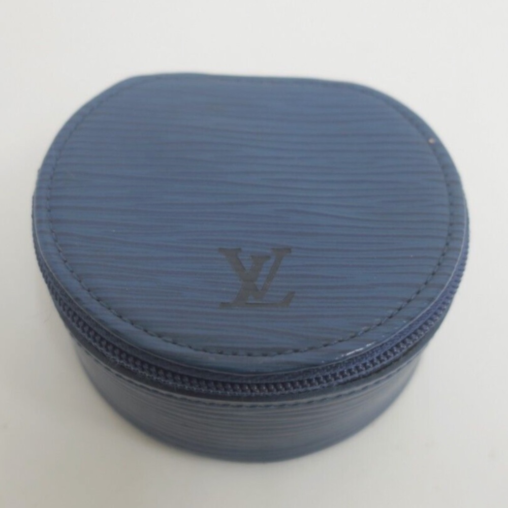 Authentic Louis Vuitton Epi Ecrin Jewelry Box Pouch Case